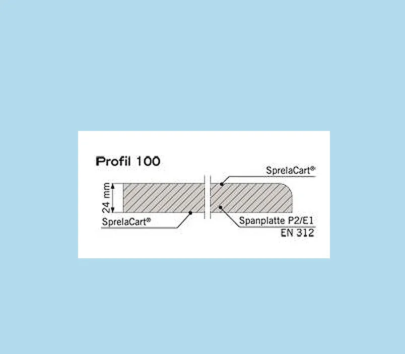 SPRELA Fensterbank PF110 wei&szlig; A103/CR