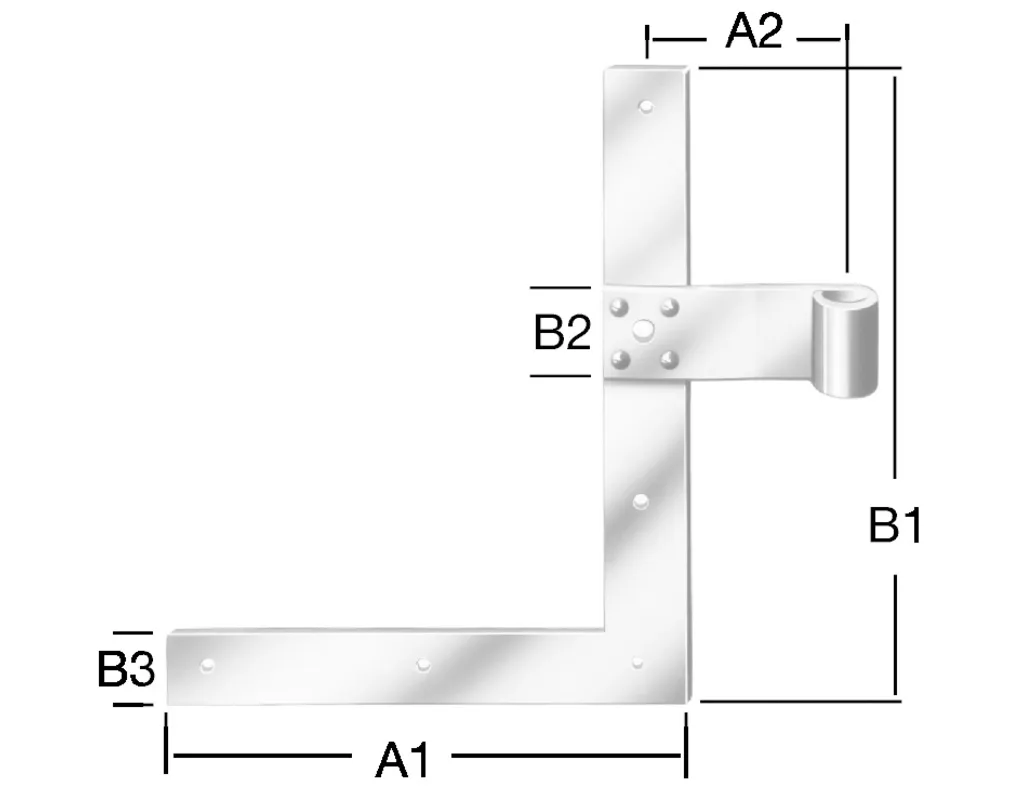 VORMANN Fensterladen-Winkelband 200 x 25