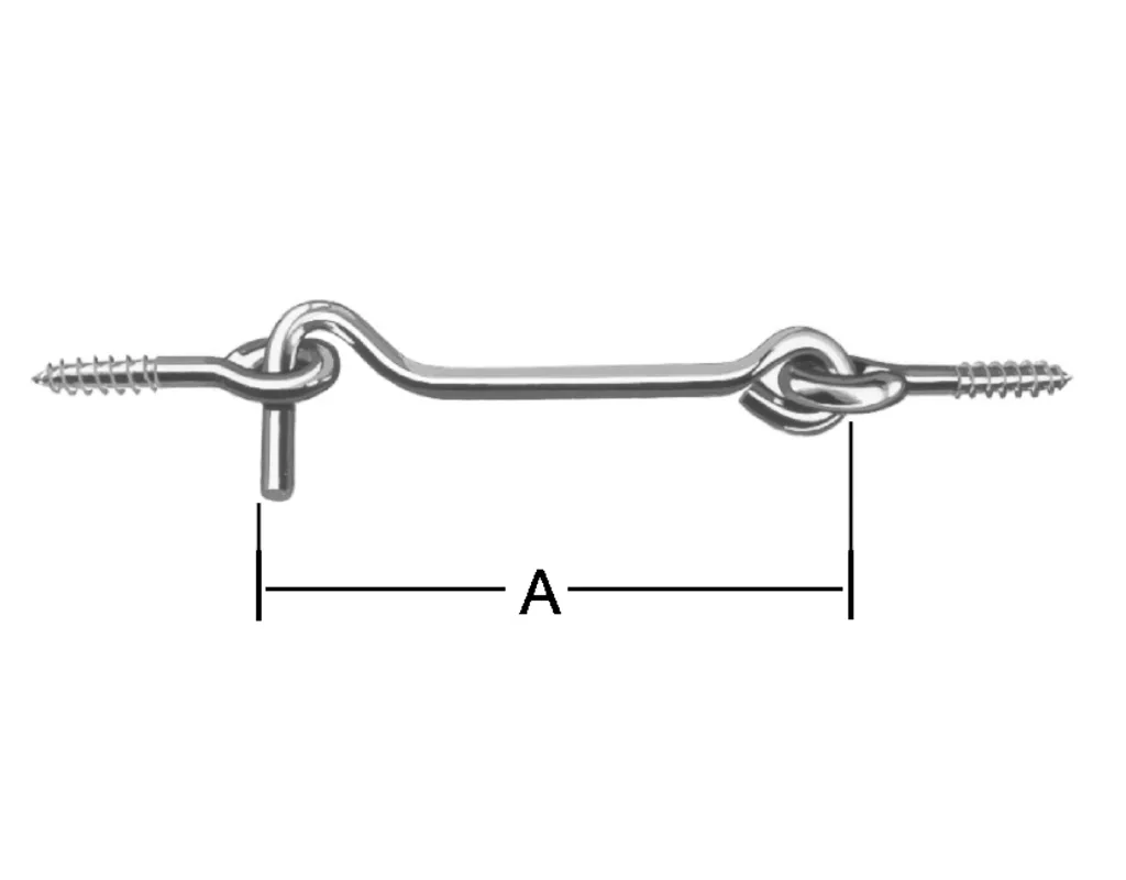 VORMANN Sturmhaken mit &Ouml;se 500 mm