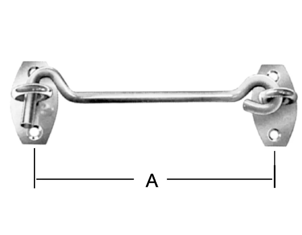 VORMANN Sturmhaken mit &Ouml;senplatte 200 mm