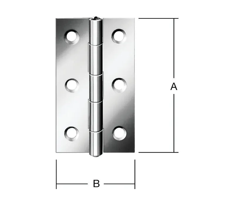 VORMANN DIN-Scharnier schmal 80x41 mm
