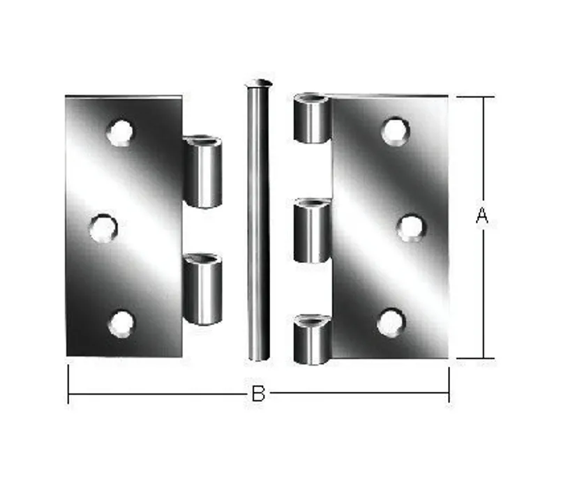 VORMANN Ger. starkes Scharnier 130x50 mm