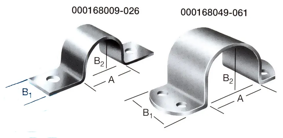 VORMANN Rohrschellen  26x20x22 mm