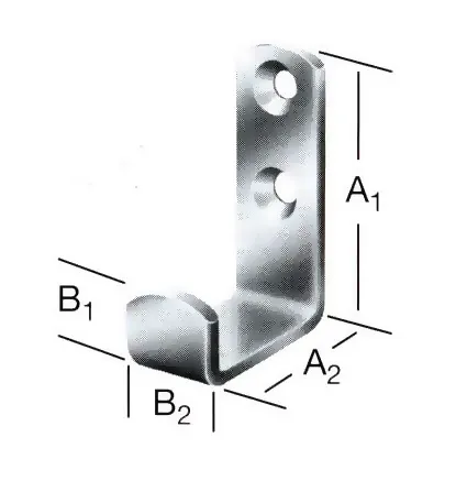 VORMANN Wandhaken  65x87x35x17 mm