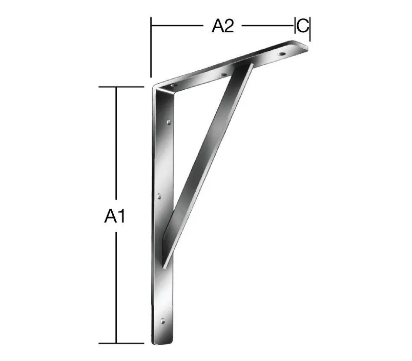 VORMANN Stegkonsole 250x150 mm